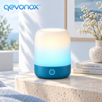 qevonox™ Smart Bedside Lamp with Color Light Modes and Touch Control
