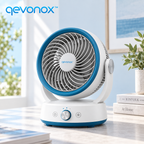 qevonox™ Desktop Air Circulation Fan with Adjustable Speed and Tilt Head