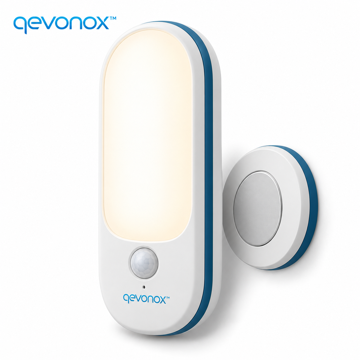 qevonox™ Rechargeable Motion Sensor Night Light with Magnetic Mount