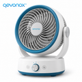 qevonox™ Desktop Air Circulation Fan with Adjustable Speed and Tilt Head